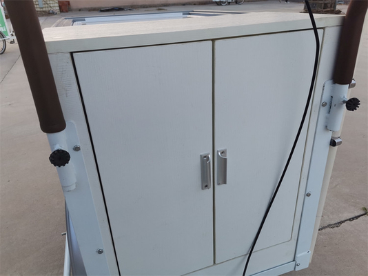 220V/380V Πολυλειτουργικό εξωτερικό παγωτό ποδήλατο καρότσι Hot Dog τροφή ποδήλατο 80kg χωρητικότητα