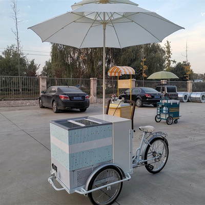 100kg Classic Ice Cream Bike Fast Food Trailer Truck Tricycle για εργοστάσιο καρυκευμάτων