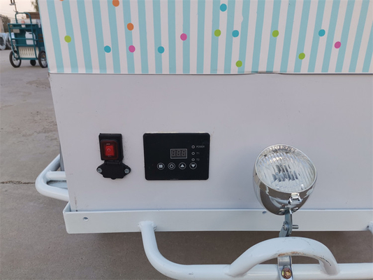 100kg Classic Ice Cream Bike Fast Food Trailer Truck Tricycle για εργοστάσιο καρυκευμάτων
