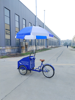 3 Wheel Street Mobile Fast Food Vending Bike Cart με εξατομικευμένο εξοπλισμό μαγειρικής