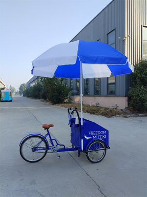 3 Wheel Street Mobile Fast Food Vending Bike Cart με εξατομικευμένο εξοπλισμό μαγειρικής