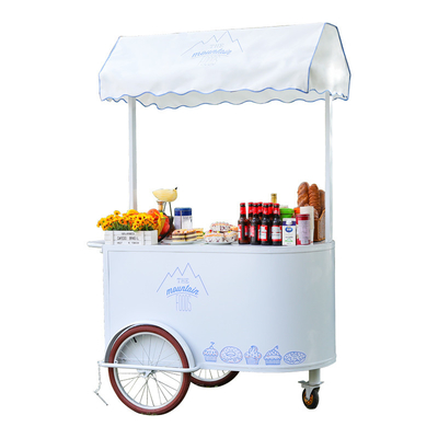 Παγωτό push Cart Cargo Τρικυκλικό για την κινητή επιχείρηση τροφίμων