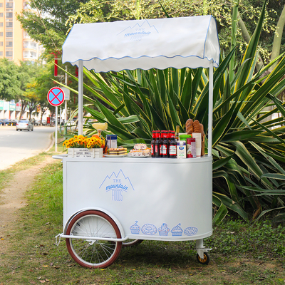 Παγωτό push Cart Cargo Τρικυκλικό για την κινητή επιχείρηση τροφίμων