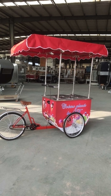 Εργοστάσιο πώληση χέρι σπρώξτε παγωτό Popsicle καρότσι τροφίμων ποδήλατο