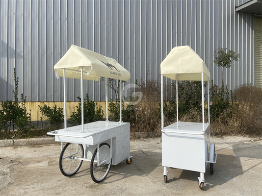 3 τροχούς Cargo Bike Street Food Delivery Bike Crepe Trailer High Standard Παγωτό Καφέ Σπρώξτε Καροτσάκι
