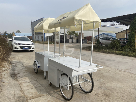 Διακοσμητικό μοντέρνο σχεδιασμό Star Hotel Display Bike Εστιατόριο παγωτό Καροτσάκι ποδήλατο