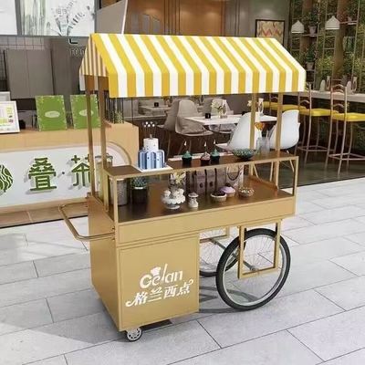 Εύκολο στη λειτουργία Bike Crepe Trailer για οικολογικά συνειδητά γλυκά Πολυλειτουργικό
