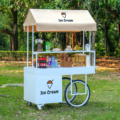 200w εξωτερικό παγωτό καφέ push cart 1200x600x2200mm εξατομικευμένο