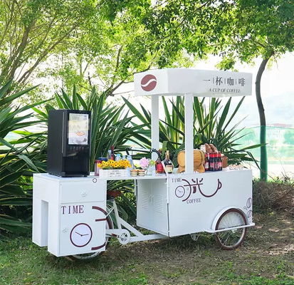 220V/380V Bike Crepe Trailer για το σύγχρονο τοπίο της πόλης Εύκολο στη λειτουργία