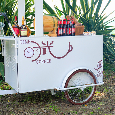 220V/380V Bike Crepe Trailer για το σύγχρονο τοπίο της πόλης Εύκολο στη λειτουργία
